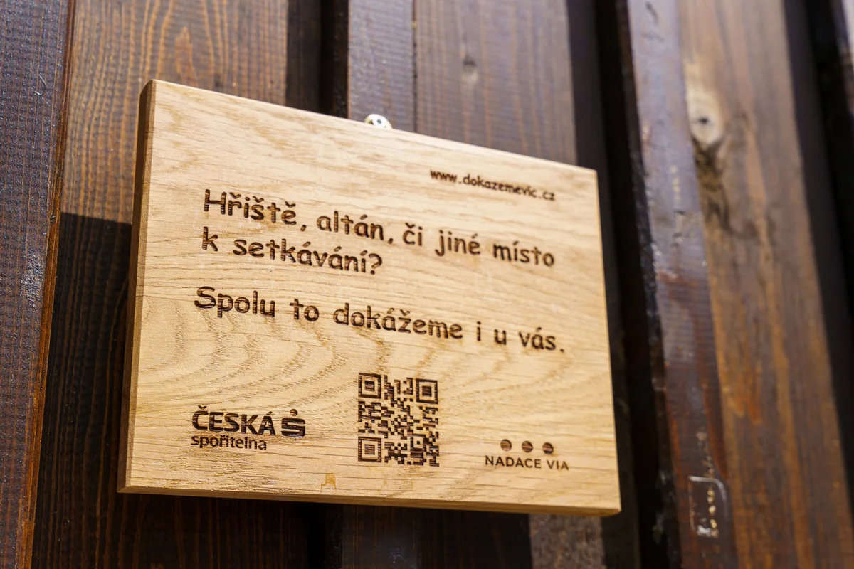 Detail poděkování Nadaci České spořitelny
